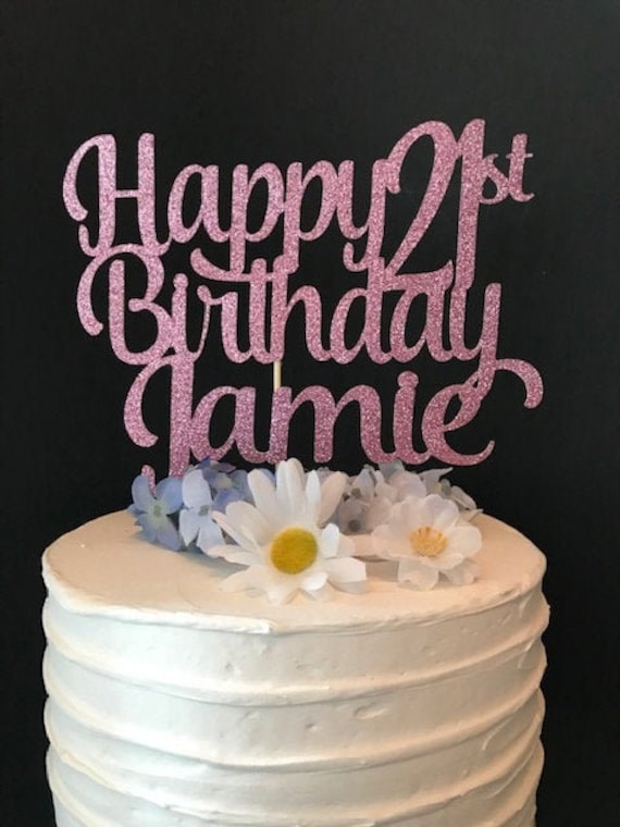 21st Birthday Cake & Cupcakes, Heidi Stone