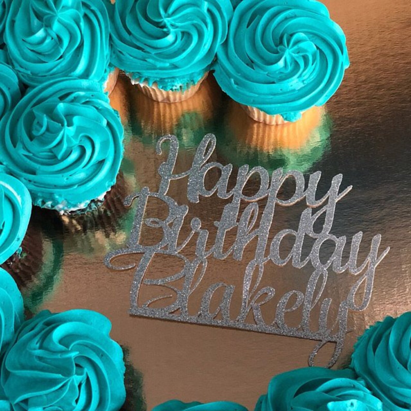 Happy Birthday Cake Topper Custom Birthday Cake Topper Etsy