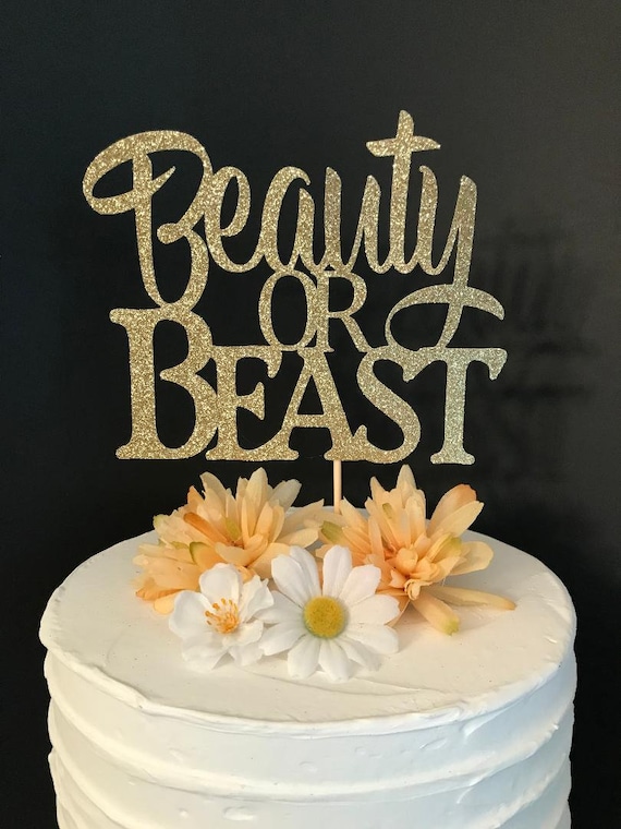 Beauty and the beast baby cheap shower cake