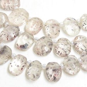 Lepidocrociet kraal bladerdeeg bovenkant gesneden ovale vorm 8 inch 10To6 mm lang ca. benodigdheden groothandel BR8