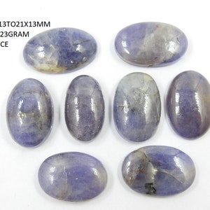 Lote de cabochão liso de tanzanita azul/pedra solta feita à mão/para fazer joias/preço de atacado/nova chegada/C3