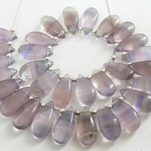 Fluorite Smooth Teardrop/For Making Jewelry/10Piece 15X7MM/For Making Jewelry/Wholesaler/Supplies/100%Natural/PME-CY3