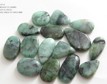 Emerald Smooth Fancy Shape Cabochons Lot/Wholesaler/Supplies/New Arrival/100%Natural/C3