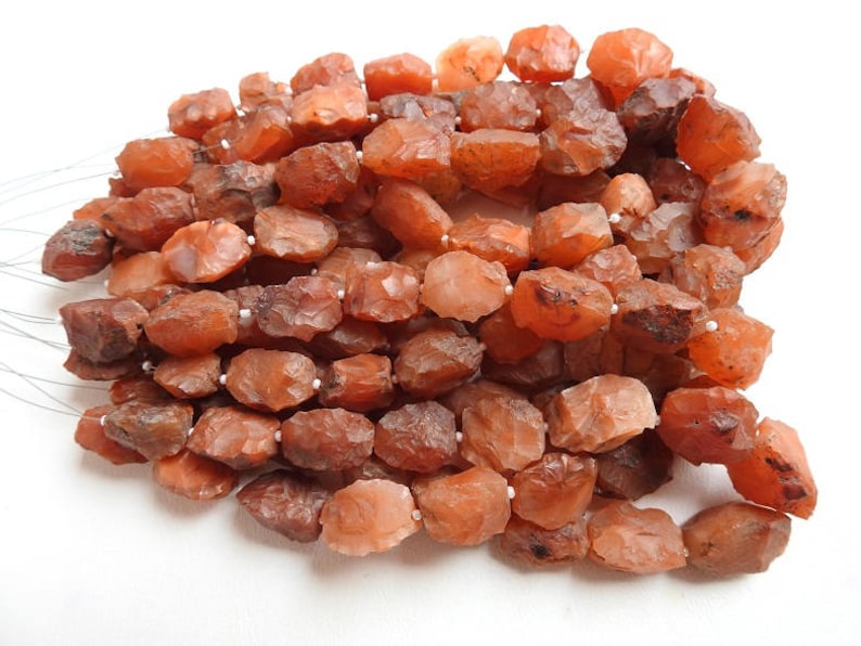 pme 1.Strand 12 Carnelian Marquise Shape Hammer Rough Beads 20x15 To 15x12 MM Approx 100/% Natural Finest Quality Wholesale Price