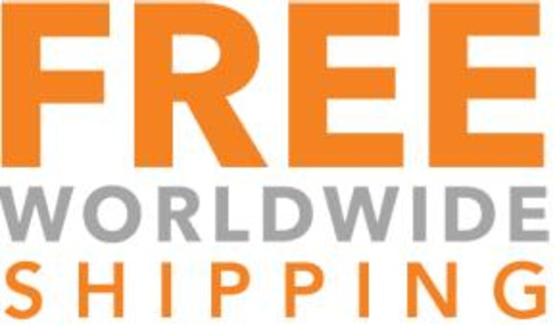 May include: A graphic design featuring the word FREE in large orange capital letters, followed by the word WORLDWIDE in smaller gray capital letters, and the word SHIPPING in orange capital letters, all set against a plain white background.