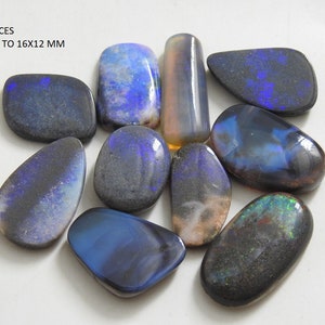 Australischer Opal Glatt Multi Feuer Cabochon Lot / Für die Herstellung von Schmuck / Großhändler / Zubehör / Neue Ankunft / 100% natürlich