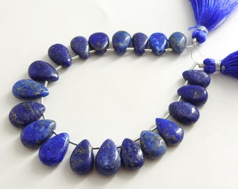 ラピスラズリです。 ラピスラズリ スムース ティアドロップ 8インチ ストランド 12x9
