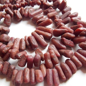Ruby Natural Crystal Rough Stick/Loose Raw Stone/16Inches Strand 5To10MM Long/Wholesale Price/Supplies/New Arrival/R3