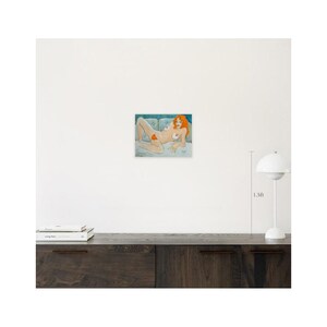 Female Nude Redhead. Expressive Drawing of a Woman. - Etsy