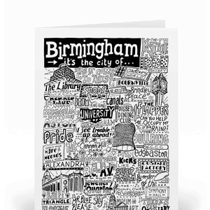 Birmingham Carte de vœux Brummie Cadeaux d’anniversaire