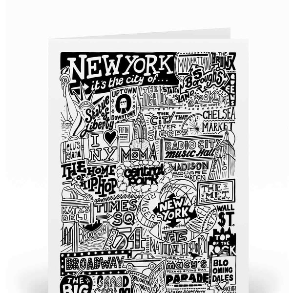 Nyc Personalised Birthday Card - Etsy