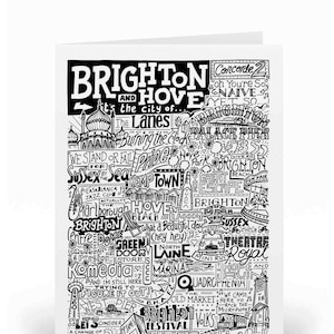 Brighton Greetings Card Brighton & Hove Birthday Gifts