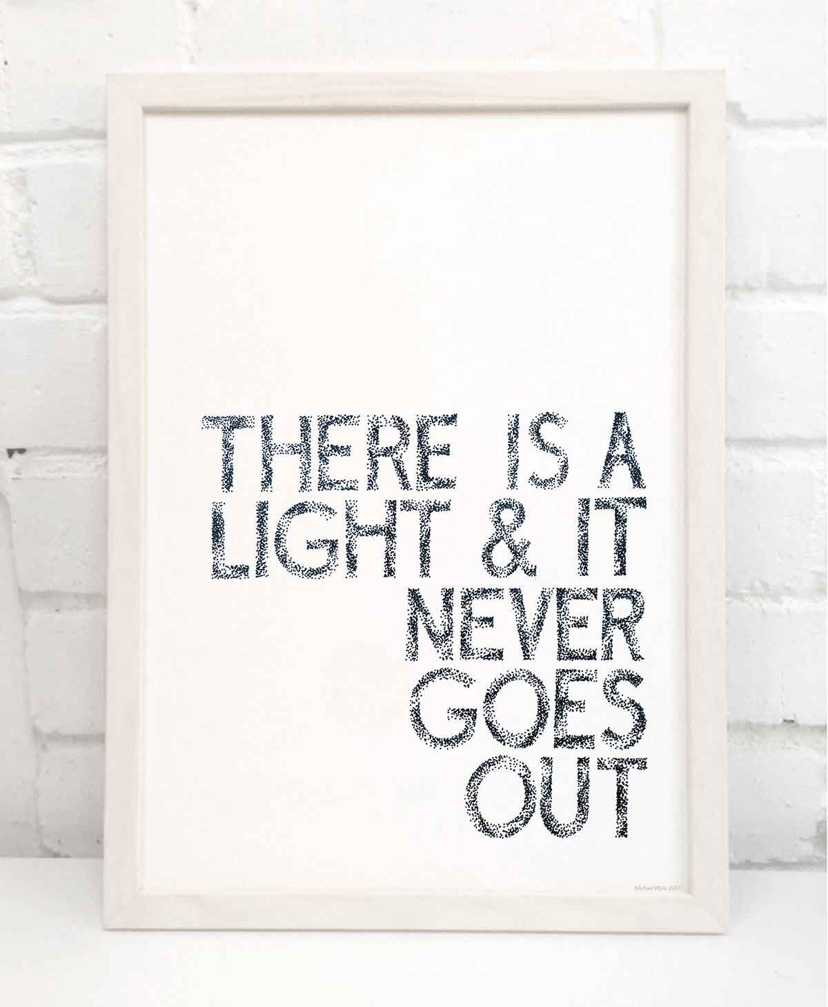 The smiths there is a light текст. The smiths there is a light текст