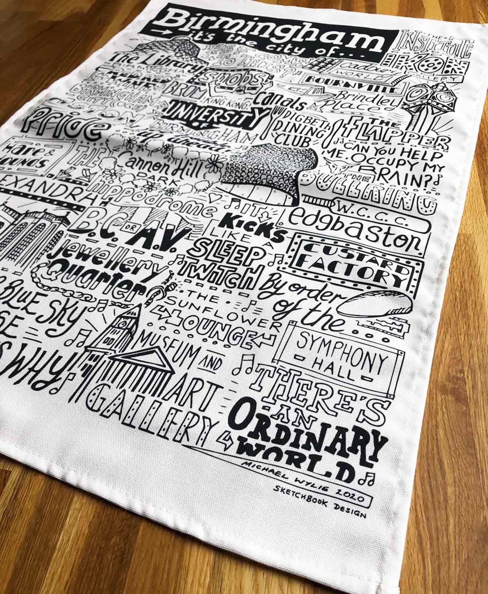 Birmingham Tea Towel Birmingham Gift  Etsy