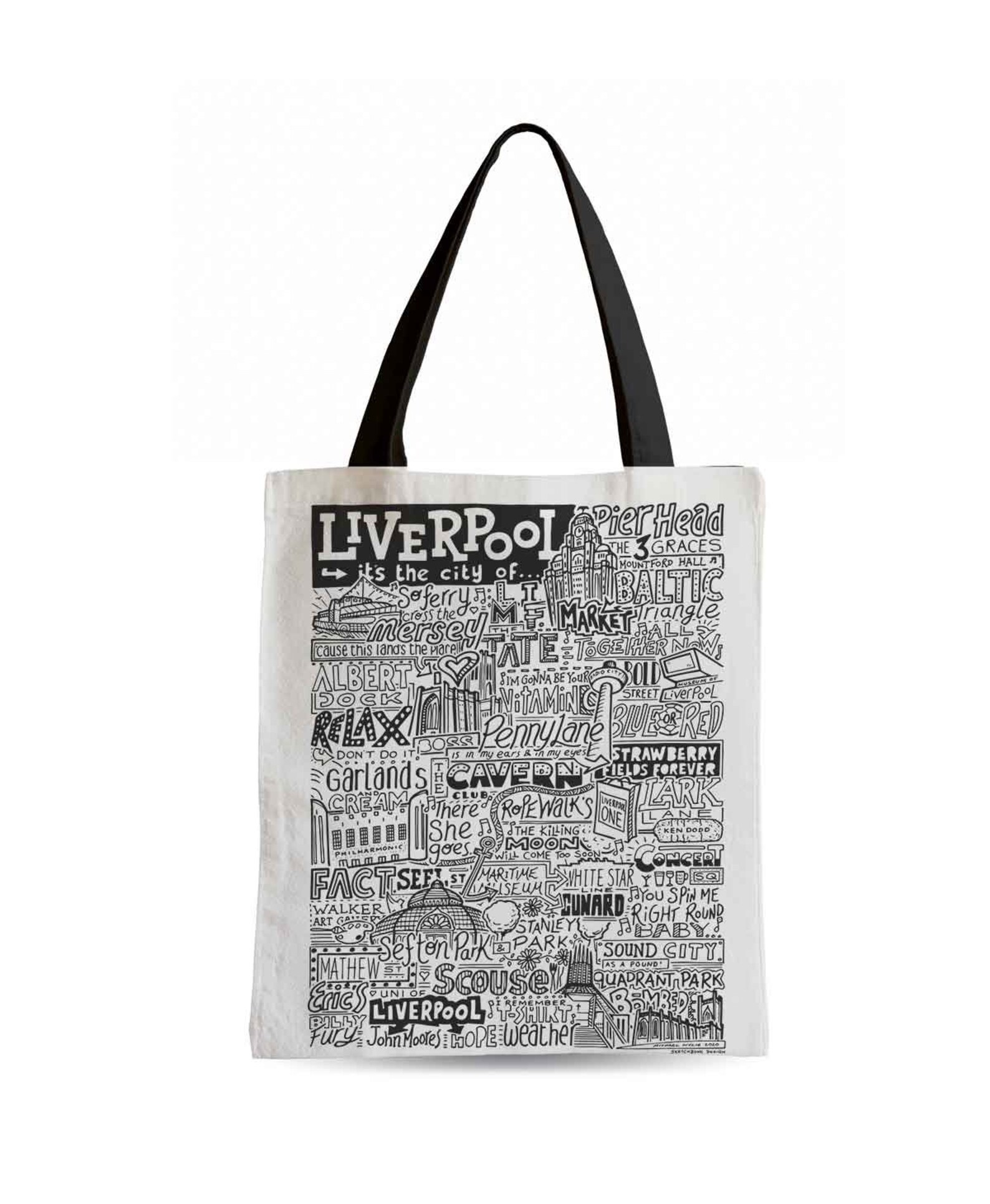 Liverpool Tote Bag Canvas Bag Liverpool Gift Etsy