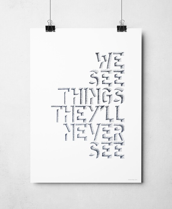 We See Things They Ll Never See Oasis Live Forever Etsy We See Things They Ll Never See Oasis Live Forever Etsy