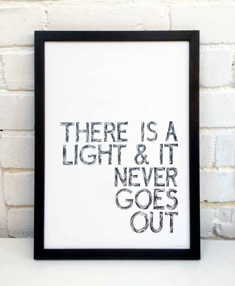 The smiths there is a light текст. The smiths there is a light that never goes out.