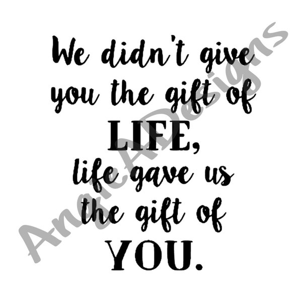 Gift Of Life - SVG