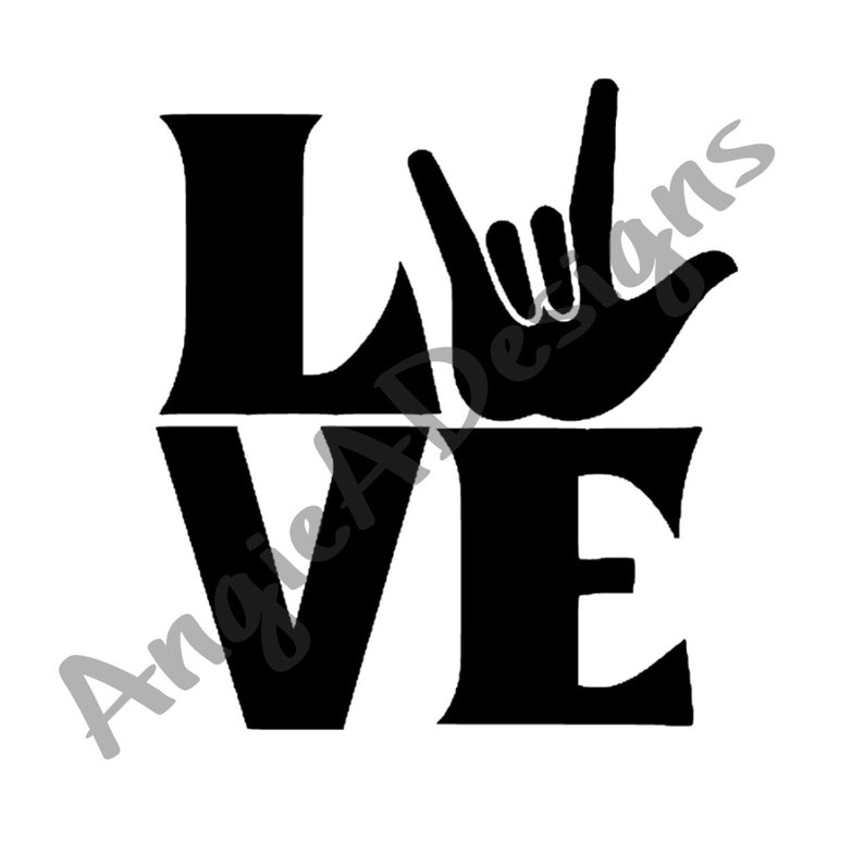 Free Free Love Asl Svg 818 SVG PNG EPS DXF File