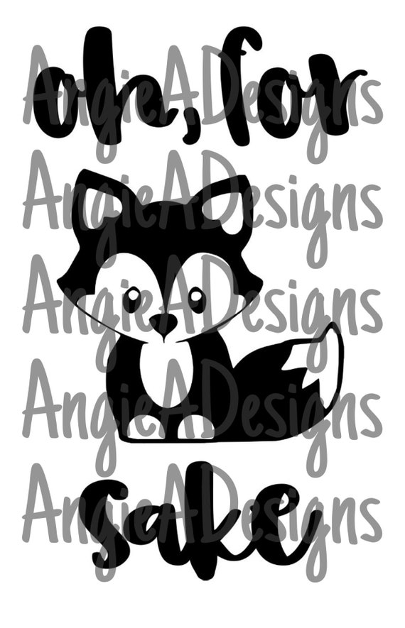 For Fox Sake Svg Etsy