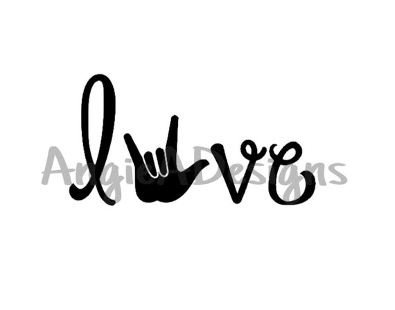 Free Free Love Asl Svg 192 SVG PNG EPS DXF File