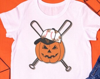 Baseball Pumpkin PNG File {Sublimation, Prints, Cricut, Silhouette} Fall 2023, baseball shirt, Halloween baseball