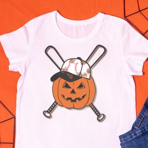 Baseball Kürbis PNG Datei {Sublimation, Prints, Cricut, Silhouette} Herbst 2023, Baseball Shirt, Halloween Baseball