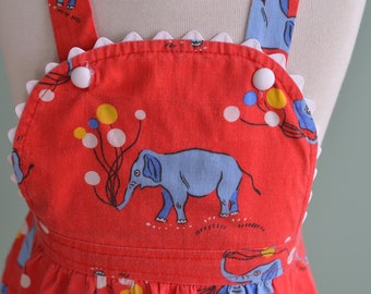 So Sydney Girls or Toddler I Love Summer Strawberry Dress /& Hair Bow Accessory