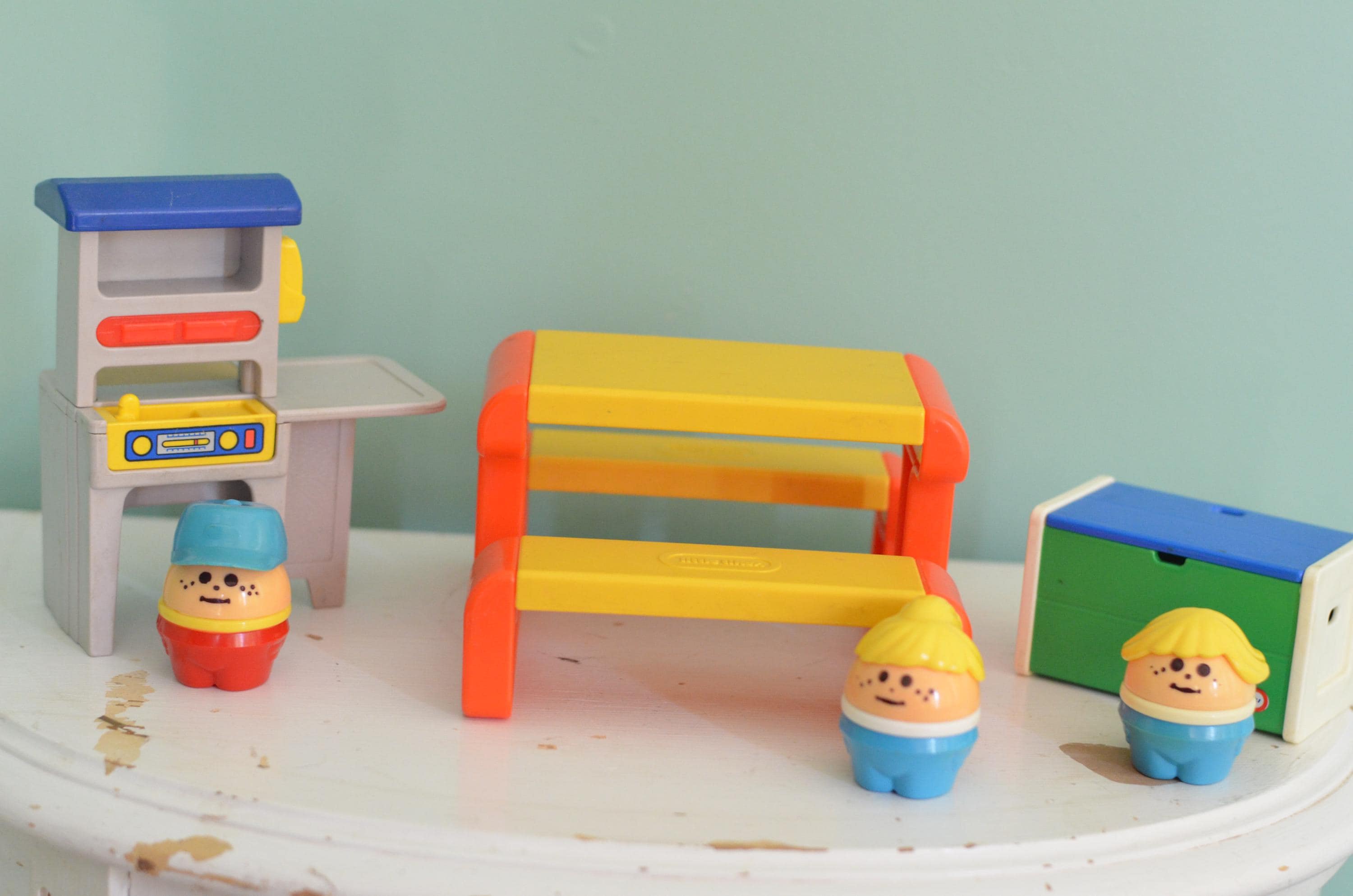 CHOICE Vintage 80s Little Tikes DOLLHOUSE SIZE Miniatures Workshop