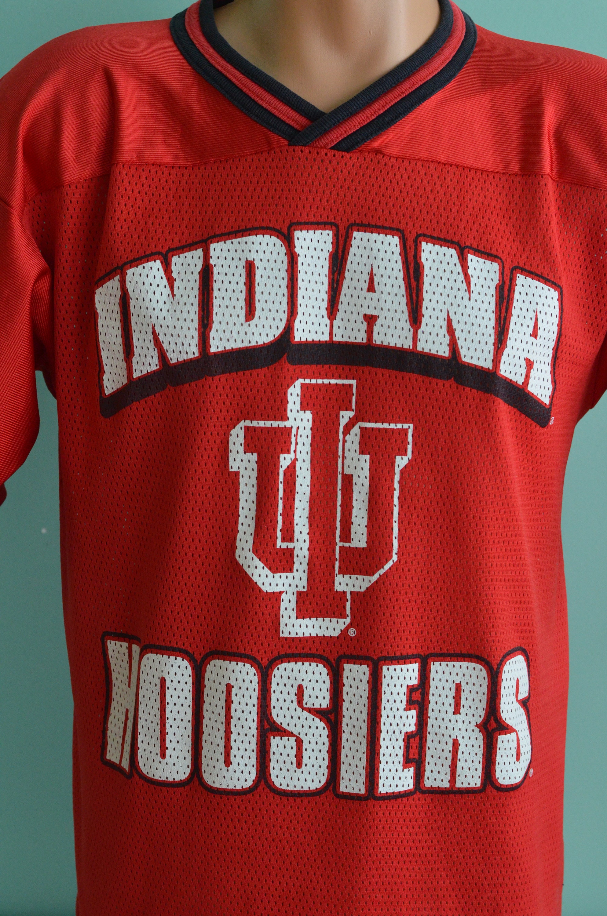 Vintage jaren '90 Football Jersey Indiana University IU Etsy