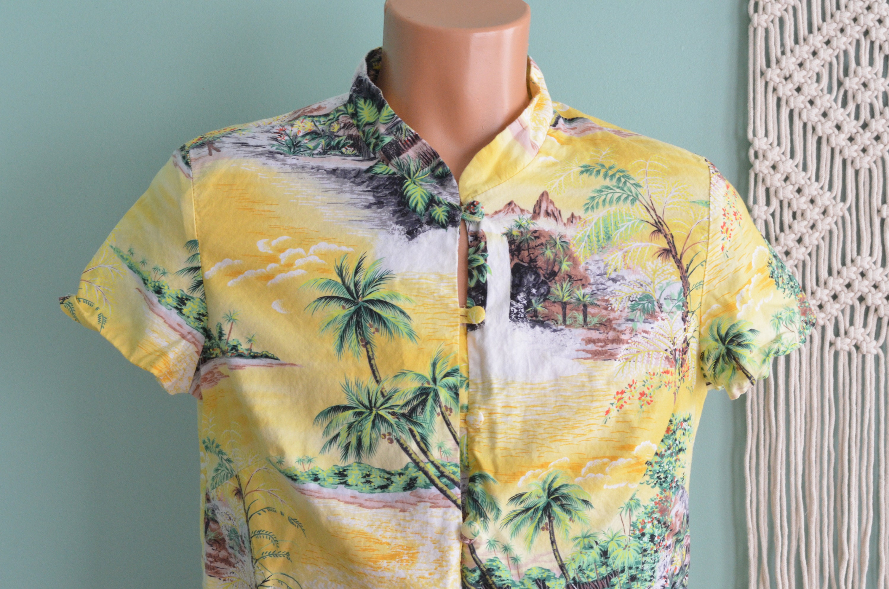 Tiki Tropical Oversized Hawaiian Shirt For Women - VinCo Hawaiian Shirts