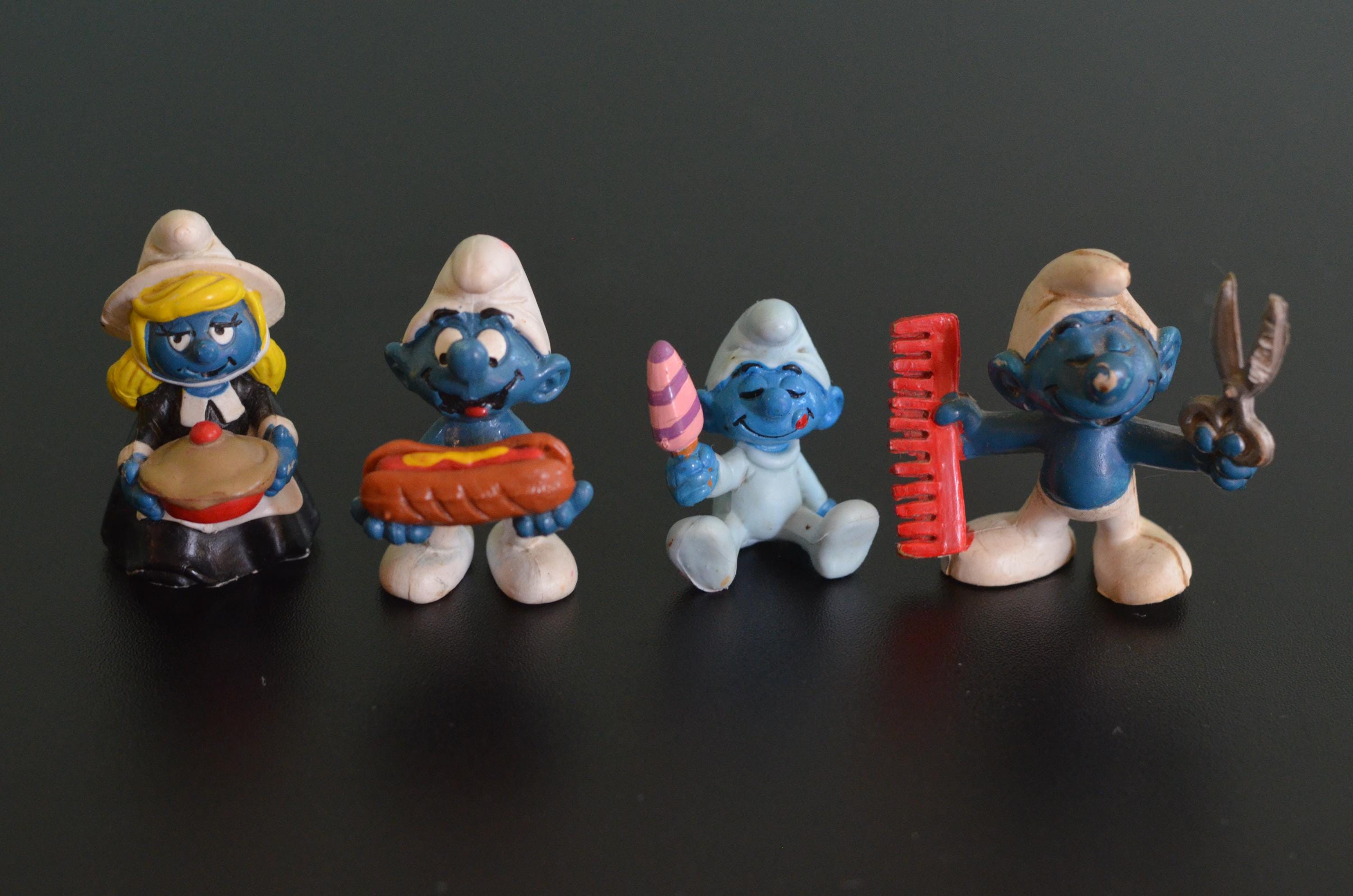 Producer Smurf ~2.1 ミニフィギュア: シュライヒ Mini フィギュア Movie Making Series [2071 131002fnp : SMURFS 2 Micro Figure Starter Pack: Circus Smurf Tent