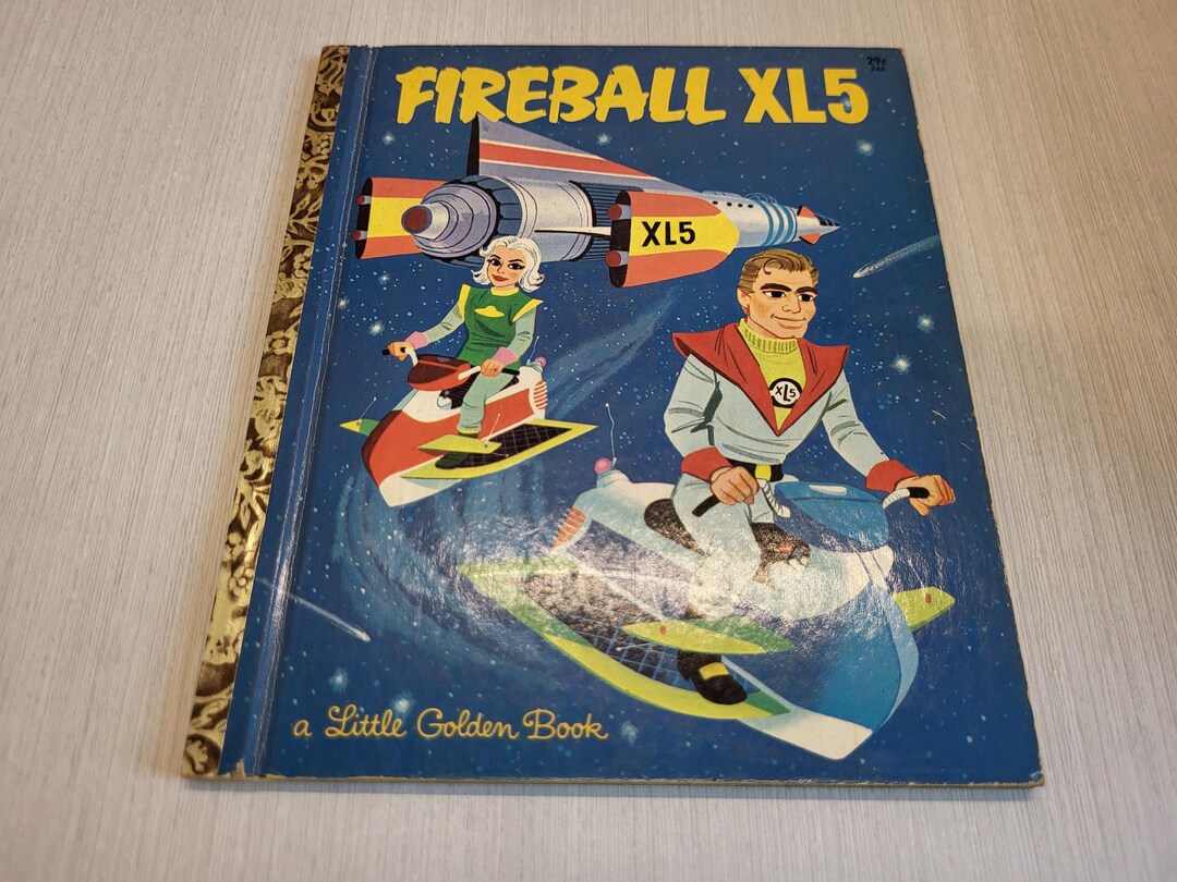 Little Golden Book FIREBALL XL5 1st a Edition 1964 Read-aloud Barbara ...