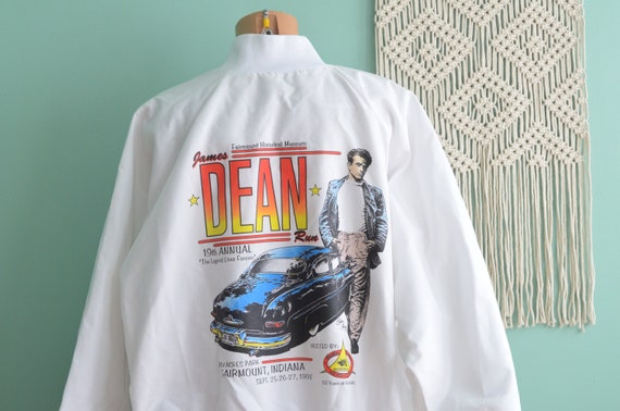 Vintage 1998 James Dean Bomber Jacket 19th Annual… - image 1