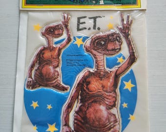 E.T. vintage Stickers gonflés extra-terrestres