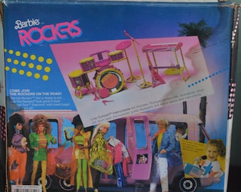 Vintage 80s Barbie and the Rockers Playsets Recording Studio and