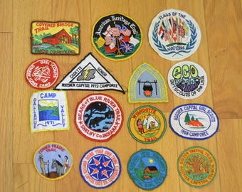 Choice Vintage Girl Scout Embroidered Patches 1960s - 1980s