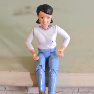 Vintage Y2K Fisher Price Loving Family Dollhouse Figure Mom Pretend Play