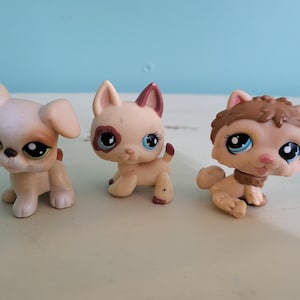 Vintage Littlest Pet Shop LPS Choice Puppy Dogs Hasbro Authentic Collectible
