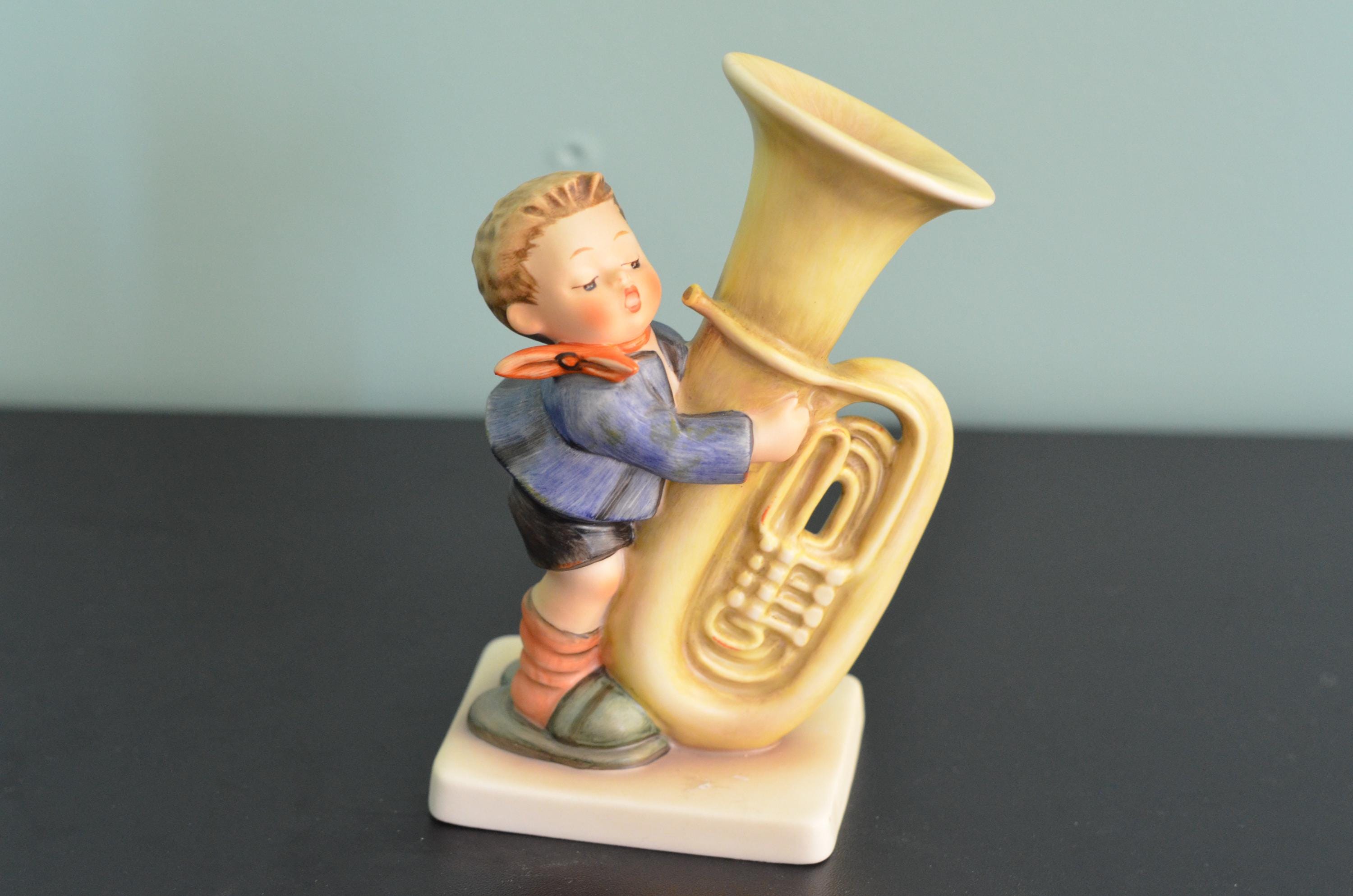 Tuba Boy Figurine - Etsy
