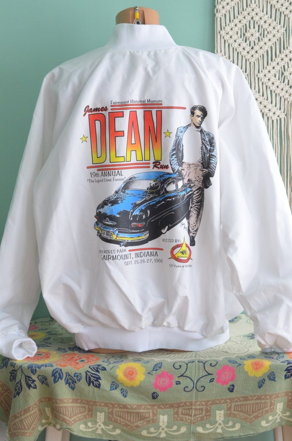 Vintage 1998 James Dean Bomber Jacket 19th Annual… - image 2