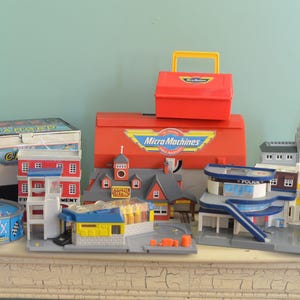 Vintage 80s Galoob Micro Machines Scale Miniatures Playsets CHOICE Incomplete