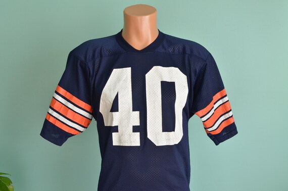 Vintage 80s Football Jersey NFL Chicago Bears 40 Gale Sayers Smitty s Small Jersey Etsy UK