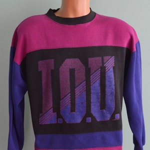 90s Iou Sweatshirt Etsy
