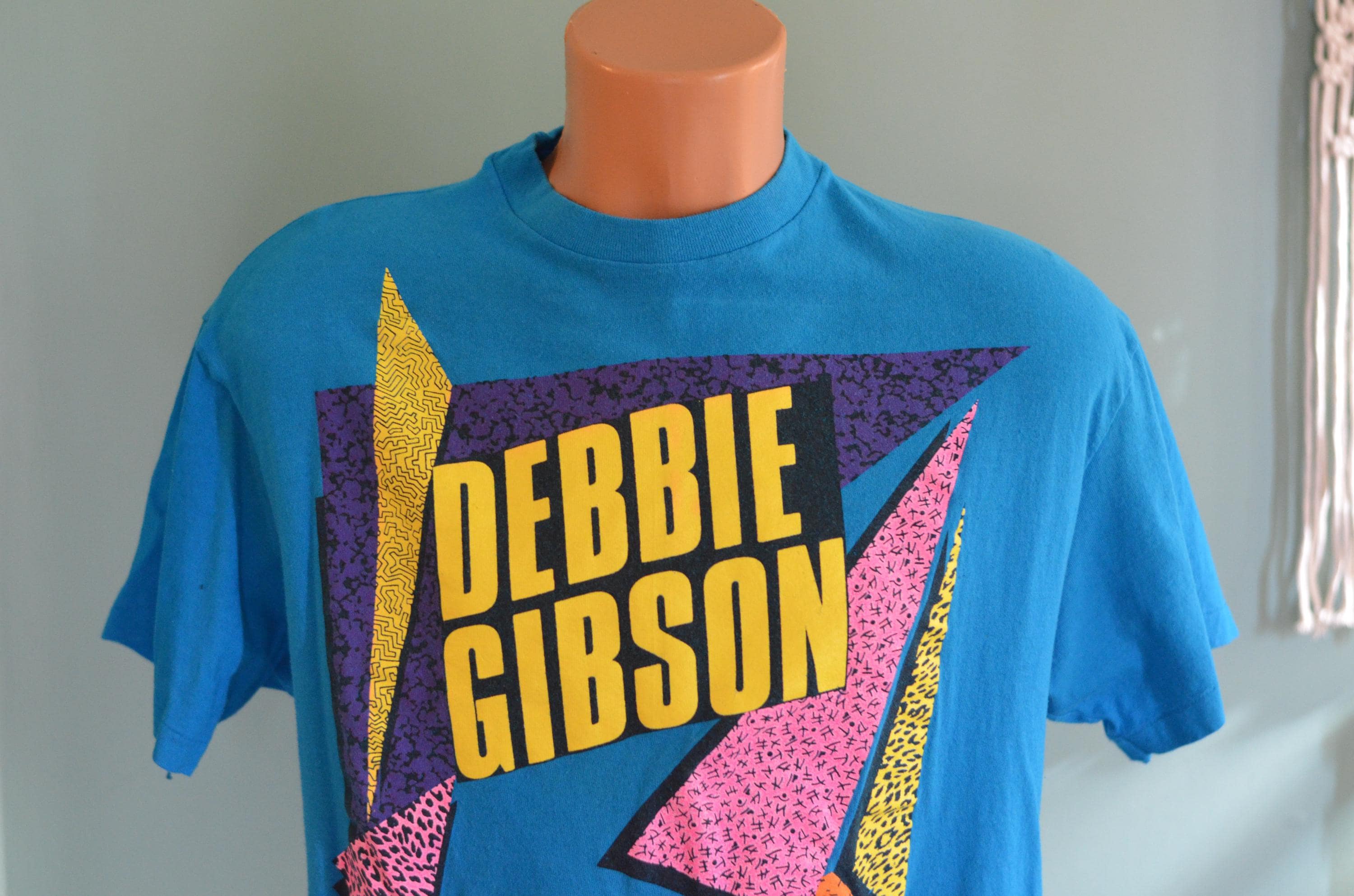 Vintage 80s T-shirt Debbie Gibson Electric Youth Concert Tour 1989