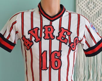 Vintage 70s Baseball Jersey Little League AYRES 16 Medalist -  Hong Kong