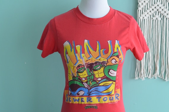 90s Teenage Mutant Ninja Turtles TMNT Cartoon Show T-shirt Youth