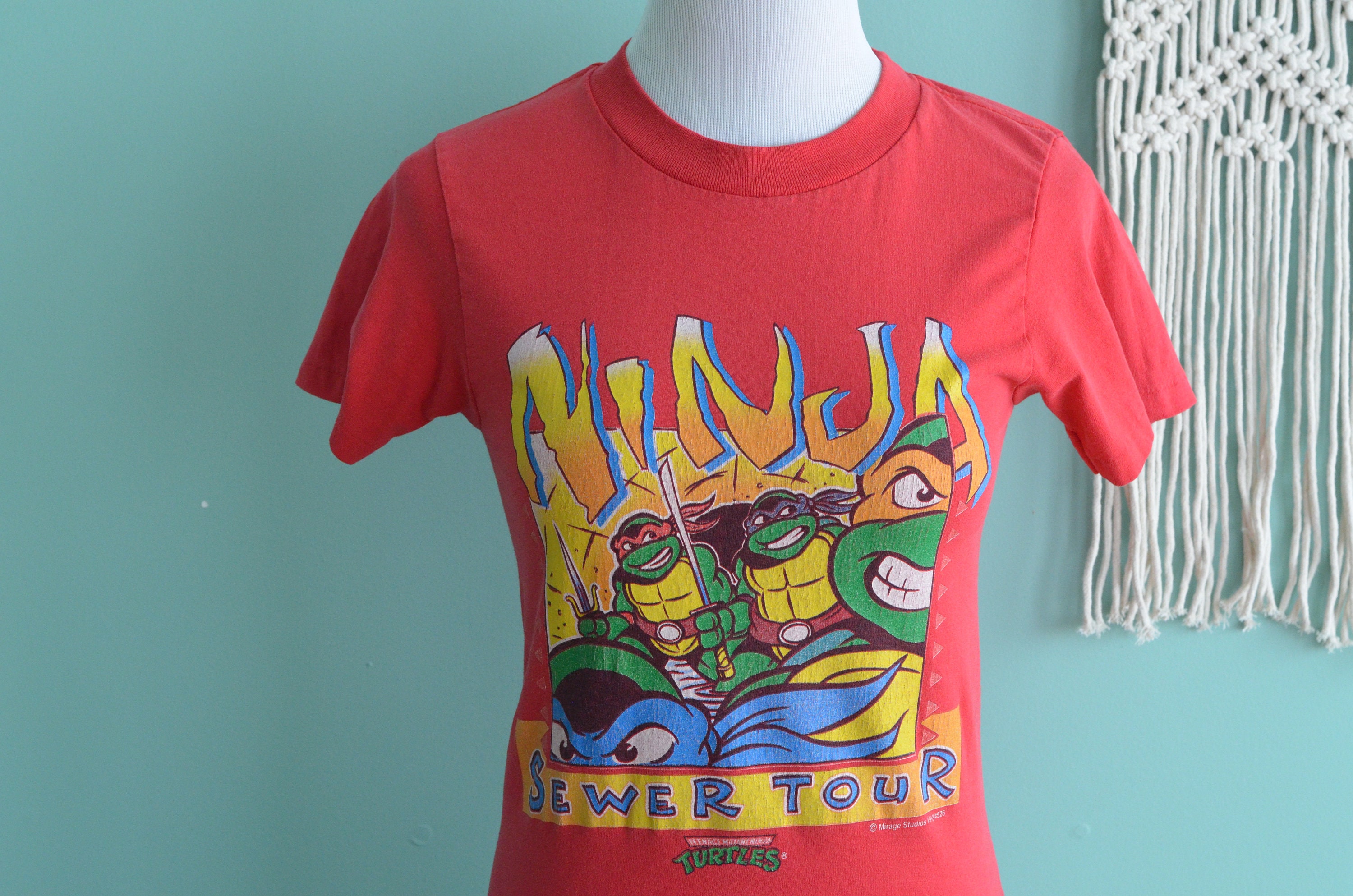 Kids Nickelodeon Teenage Mutant Ninja Turtles Shirt Red Size M 8