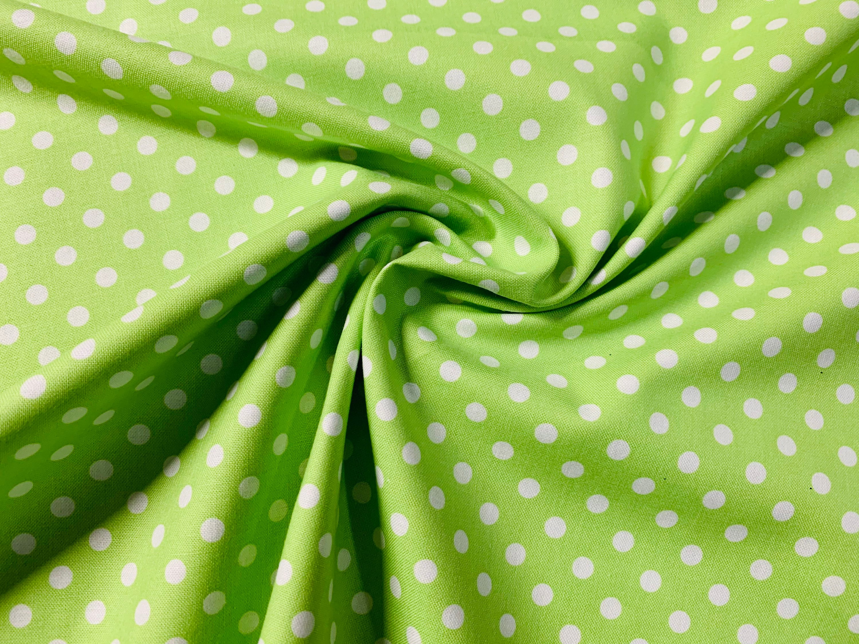 Dumb Dot Fresh Green Fabric.....1/2 yard of a 44 Wide 100% | Etsy