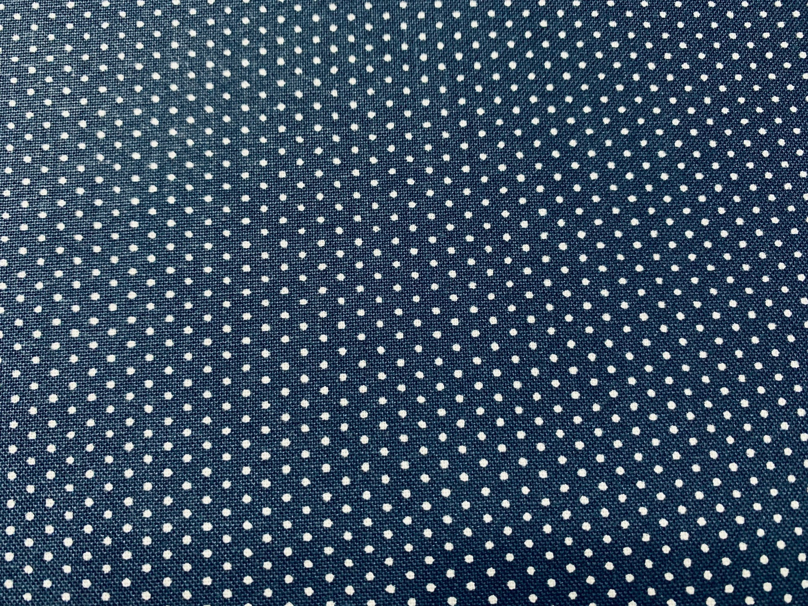 Navy Blue Pin Dot Fabric.....1/2 yard of a 44 Wide 100% | Etsy